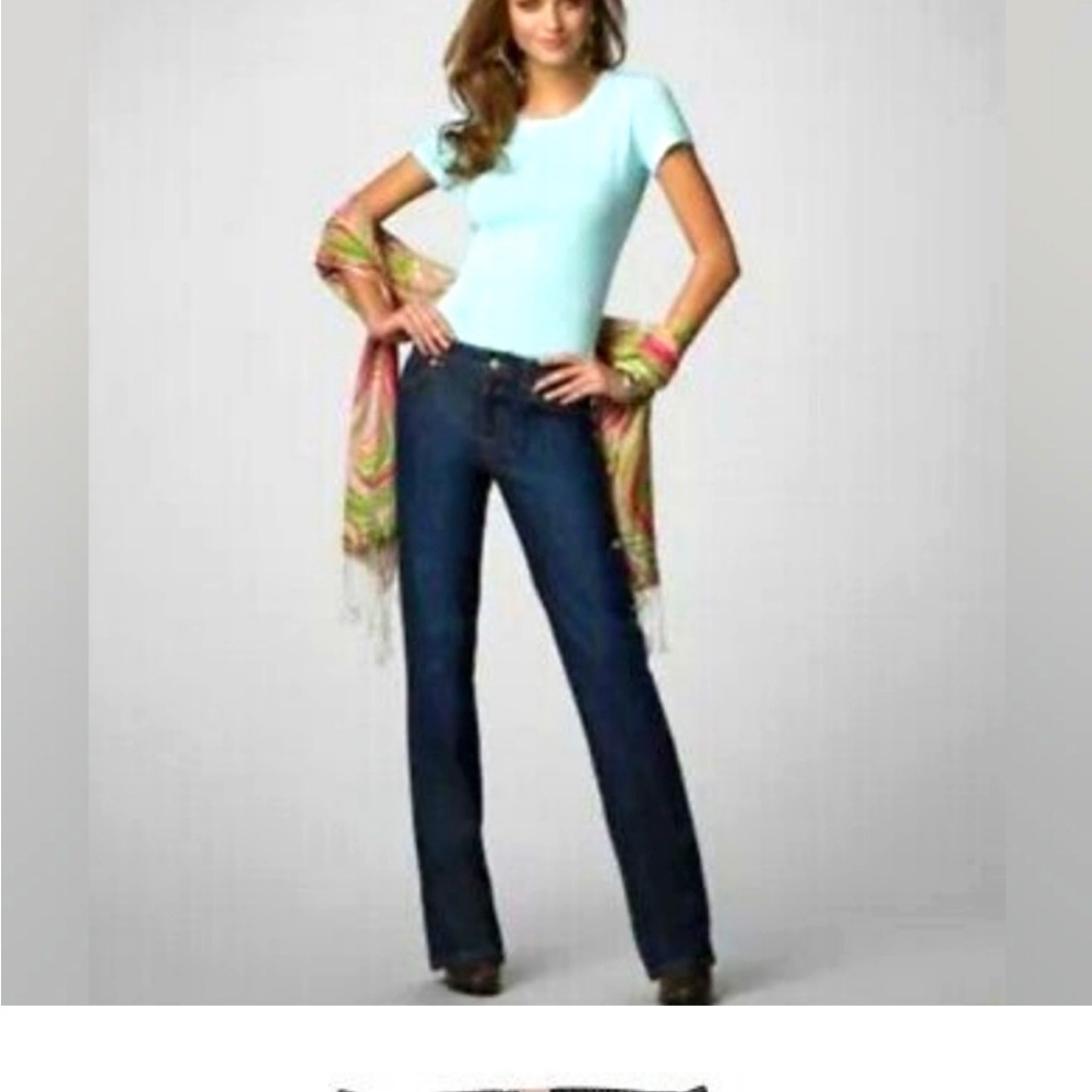 Lilly Pulitzer Main Line Jeans Dark Wash size 12 EUC